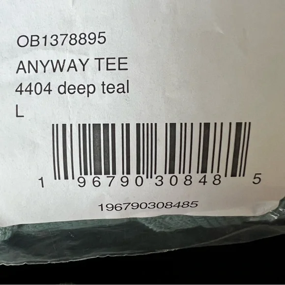 NWT Free People We The Free Anyway Tee in Deep Teal Large - Picture 4 of 4